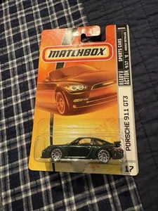 2008 Matchbox Sports Cars Dark Green Porsche 911 GT3 1:64 - Picture 1 of 2