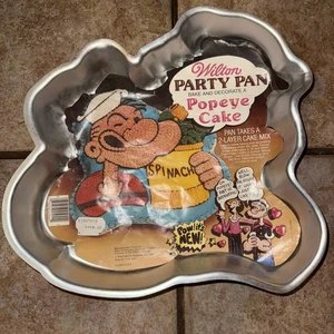 Wilton Popeye the Sailor Man Kuchenform Vintage 1980 502-1719 Spinat Dose Form - Bild 1 von 4