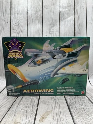 Aerowing Battle Cruiser винтажный Mighty Ducks Mattel 1996 запечатанный новый в коробке новый из старых запасов - Изображение 1 из 4