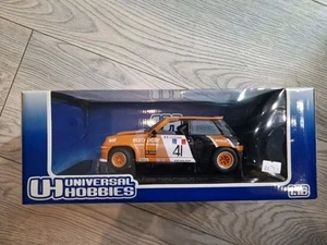 1/18 RENAULT 5 TURBO #41 CUPÉ EUROPA R5 TURBO 1981 GOUHIER UNIVERSAL HOBBIES - Imagen 1 de 9