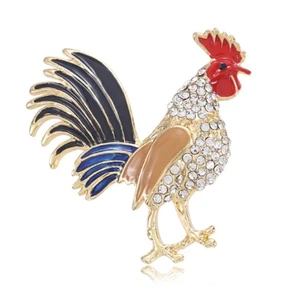 Alloy Animal Brooch Unisex Brooch Sparkling Crystals for Everyday Fashion - Picture 1 of 8