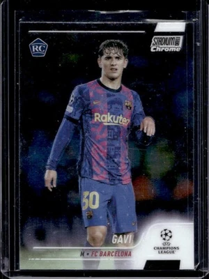 2021 Stadium Club Chrome UEFA Gavi RC Rookie #31 Barcelona - Image 1 of 2