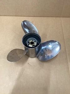 Yamaha Stainless Steel Prop Propeller Standard Rotation 13-1/8”x 20 Pitch 20K - Foto 1 di 12