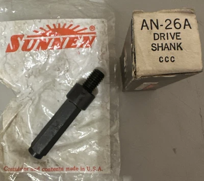 Sunnen AN 3" x 76mm DRIVE SHANK (for 12" DRIVE SHAFT) AN26A SN75 SNJ10 - Image 1 of 4