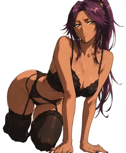 Yoruichi Bleach Waifu Anime Sticker 6" Car Decal Weatherproof - Picture 1 of 1