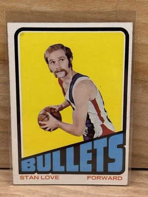 Topps 1972 Basketball Card # 2 Stan Love Washington Bullets - Image 1 of 2