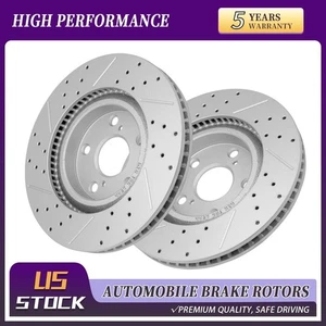 Front Coated Disc Brake Rotor For 2006-2020 Pontiac Matrix Scion Toyota Lexus - Picture 1 of 6