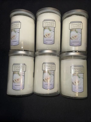 1- NEW Yankee Candle Wedding Day Large Tumbler 20oz Jar - Image 1 of 4