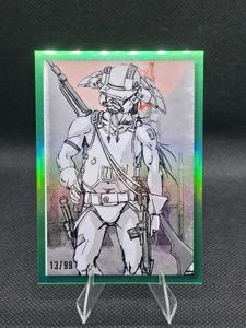 2023 Topps Chrome Star Wars Galaxy Galactic Visions GV-2 Green Refractor /99 - Bild 1 von 10