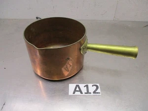VINTAGE SMALL COPPER SAUCE PAN POT SAUCEPAN - Picture 1 of 7
