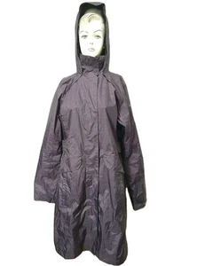 Columbia Women's Size Small Waterproof Jacket Full Zip Long Breathable HoodedA5 - Picture 1 of 13