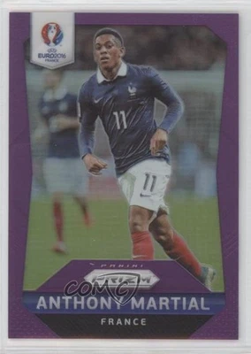 2016 Panini Prizm UEFA Euro Purple Prizm /99 Anthony Martial #10 - Image 1 of 2