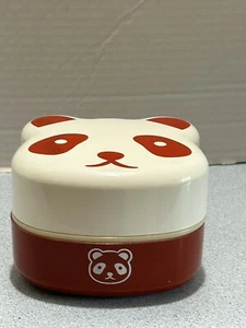 Kotobuki 2-Tiered Bento Box Panda Food Storage Child Food Container - Picture 1 of 11