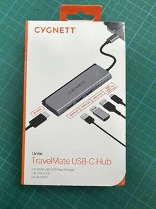 Cygnett Unite Travelmate USB-C Hub AU Stock - Picture 1 of 5