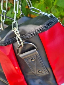 N-35 Boxsack + Kette Boxbirne Sandsack Boxsport TOP Fitness Geschenk Boxen NEU - Bild 1 von 9