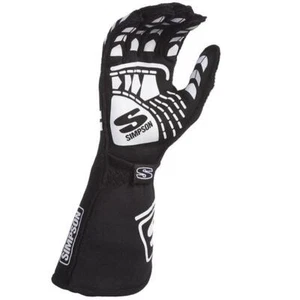 Simpson Racing Endurance Racing Gloves Large - Black EGLK - Bild 1 von 3