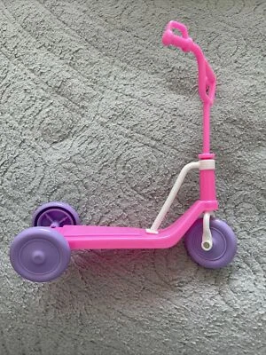 Barbie/Muñeca Scooter Bicicleta Vintage Mattel 1988 Rosa 6.5"x6.65" Foto 1 de 4