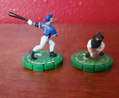 Whizkids SportsClix 2003 Alex Rodriguez & Ramon Hernandez Mini Figures Lot!! Cover