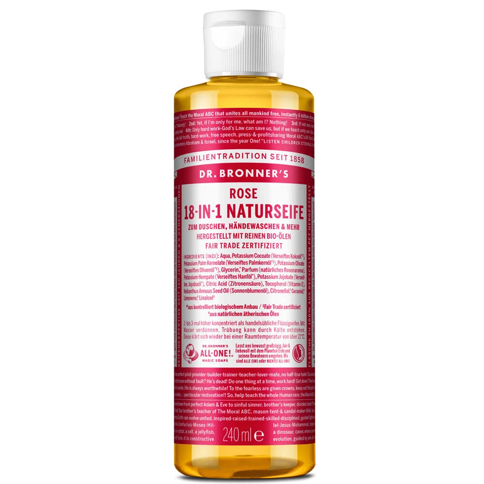 Dr. Bronners 18-IN-1 Naturseife Rose   240ml - Bild 1 von 1