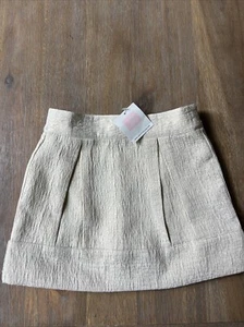 NWT Janie And Jack Girls 5 Holiday Gold Lined Dressy Christmas Pleated Skirt - Picture 1 of 8