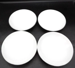 Style House Platinum Ring Berry Dessert Bowl Coupe White Set of 4 Japan Vintage - Picture 1 of 4