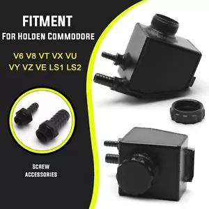 Aluminum Coolant Overflow Tank For Holden Commodore V6 V8 LS1 VT VX VU VY VZ VE - Foto 1 di 12