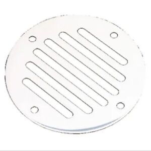 3-1/4" Stainless Steel Ventilator or Floor Drain Cover for Boats