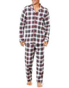 Family Pajamas Men's Warm Steward Multicolor Plaid PJ Set Size X-Large, NWT - Picture 1 of 4