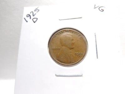 1925 D 1C LINCOLN WHEAT CENT COIN- - Image 1 of 2