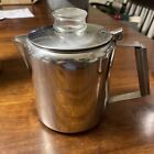 Camping Coffee Pot, Percolator Stainless Steel 6 Cup Never Used