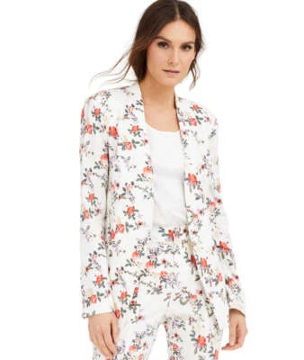Blazer INC International Concepts Estampado Floral Blanco M ¡NUEVO CON ETIQUETAS! $119,50 Foto 1 de 3