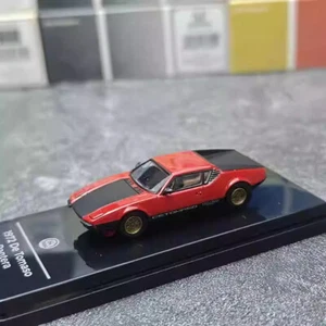 PARA Escala 1/64 De Tomaso Pantera 1972 Rojo/Espalda Diecast Modelo Juguete Regalo Nuevo en Caja - Imagen 1 de 6