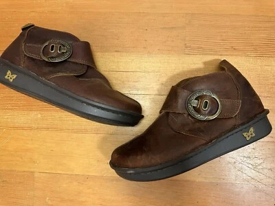 Botines para mujer Argelia al tobillo Caiti Tawny cuero marrón / 39 euros talla 8,5 EE. UU. Foto 1 de 4