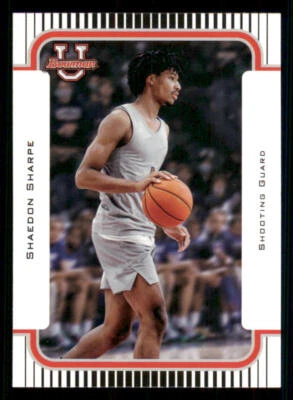 2021-22 Bowman University '03 Bowman #2K3B23 Shaedon Sharpe - Image 1 of 2