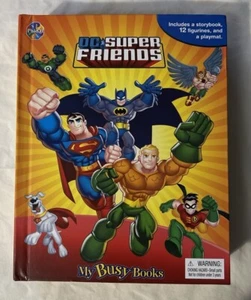 DC Comics Super Friends Hardcover Geschichtenbuch 12 Figuren Spielmatte Neu ungeöffnet - Bild 1 von 3