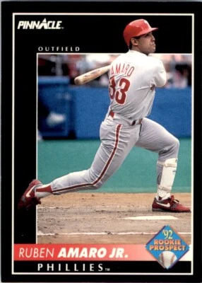 1992 Pinnacle #570 Ruben Amaro Jr Rookie - Image 1 of 2