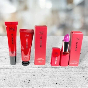 Fmg Glimmer Set: Lip Plumper, Lip Polish, Aurora Satin Lipstick - Picture 1 of 1