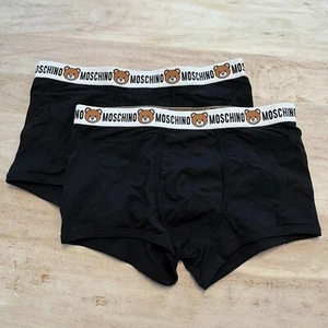 NIB Moschino Bear Logo Trunk Boxer Brief Underwear (2 Pack) - Picture 1 of 8