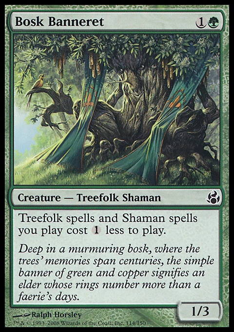 MTG Magic the Gathering Bosk Banneret (114/153) Morningtide LP - Image 1 of 1