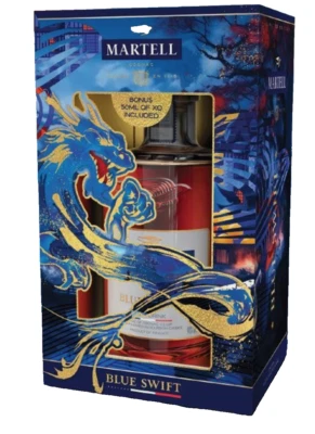Martell Blue Swift Giftpack (with Bonus Martell XO 50ml) (700 ml, 40%) - image 1 of 2