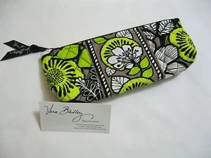 Vera Bradley CITRON BRUSH & PENCIL Cosmetic MAKEUP CASE for PURSE Tote BAG NWOT~ - Picture 1 of 3