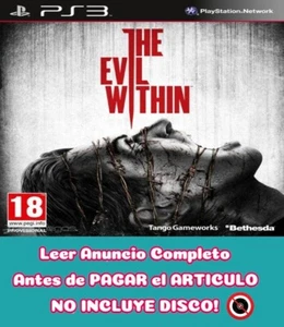 The Evil Within PS3 Edicion PSN Store CASTELLANO - Imagen 1 de 1