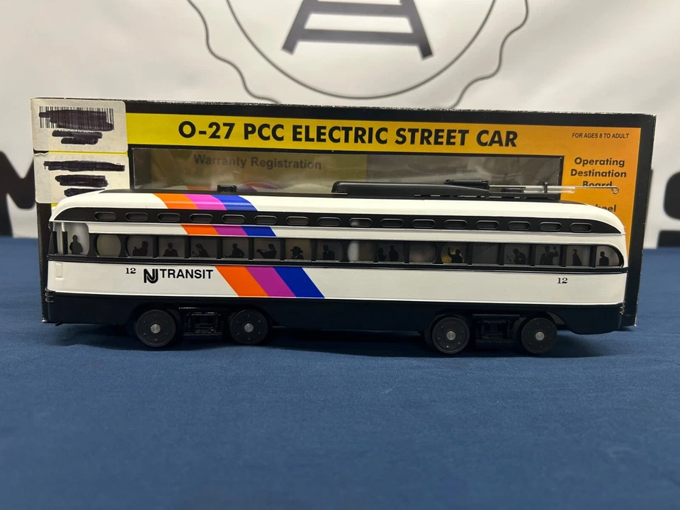 Coche de calle eléctrico PCC Mth New Jersey Transit #12 con sonido loco 30-2524-0 Foto 1 de 4