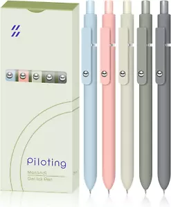 Black Gel Pens Fine Point Smooth Writing Quick Dry Pen Set for Journaling Note T - Picture 1 of 6