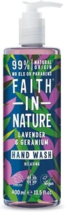 Faith in Nature Lavender & Geranium Hand Wash 400ml-3 Pack - Picture 1 of 3