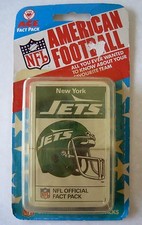 1987 ACE FACT PACK NEW YORK JETS 33 cards Factory Sealed Super Rare
