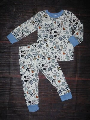 NUEVO Pijama Boutique Mickey Mouse Nochevieja Niñas Niños Manga Larga Foto 1 de 3