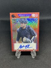 2021 Leaf Pro Set Metal Adrian Del Castillo AUTO XRC! RED MOJO PARALLEL!