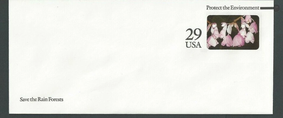 U627 (R) 29c Black & Multi On White Mint Entire Size 23 On Recycled Pape - Image 1 of 1