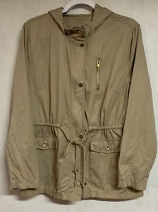 C’ESTTOI Quality with Style Girls Size L Khaki Hooded Jacket  - Picture 1 of 4